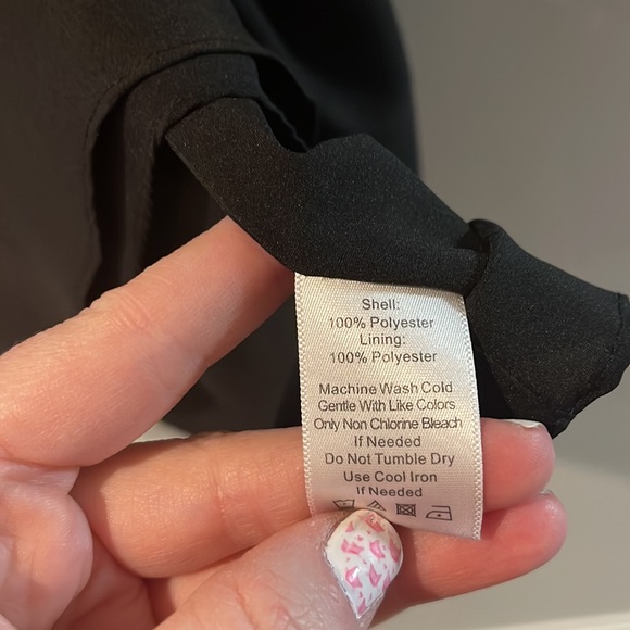 Lark & Ro V-Neck Ruffle Fit and Flare Dress - Picture 7 of 9